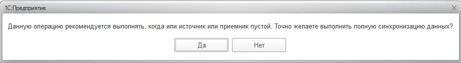 Уведомление о синхронизации